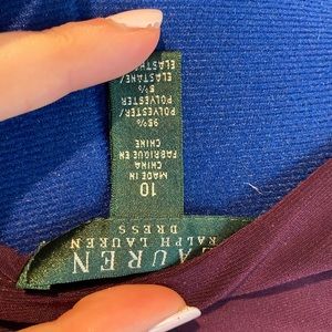 Purple Ralph Lauren dress